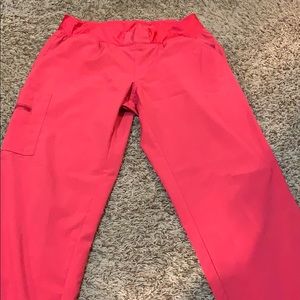 Bootcut scrub pants
